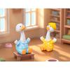 4Pcs/set Cartoon Shake Duck Animal Miniatures Resin Ornaments Fairy Garden Decoration Moss Terrarium Micro Landscape