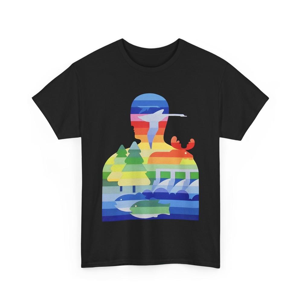 

1970s environment and climate change canada graphic reproduction tshirt 3XL