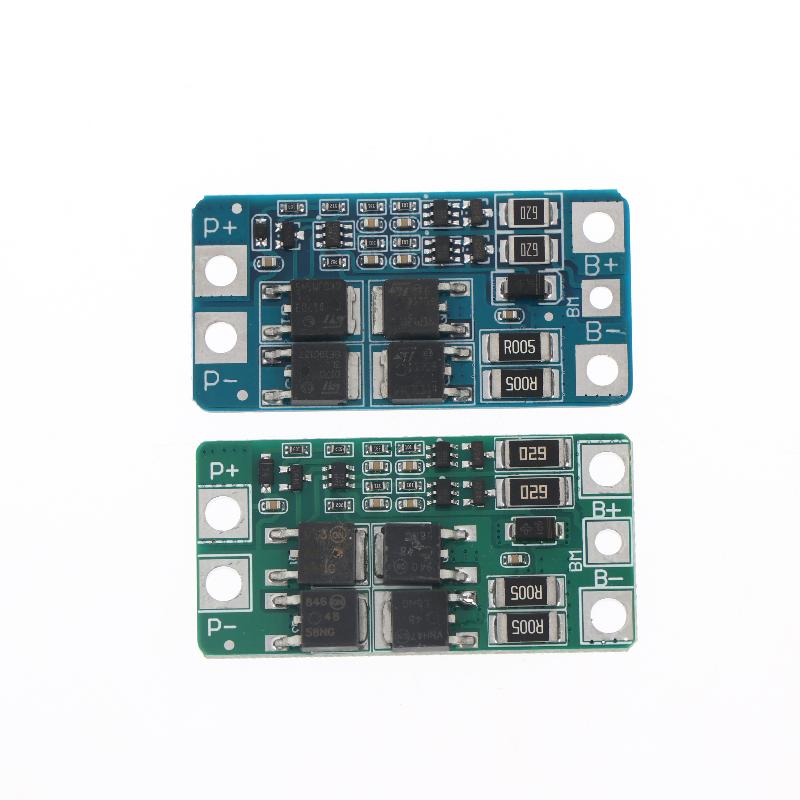 LiFePO4 2S 6.4V 7.4V BMS Board 10A Current Balancing Module for E Bike Packs DIY Power Banks Solar Storage Applications