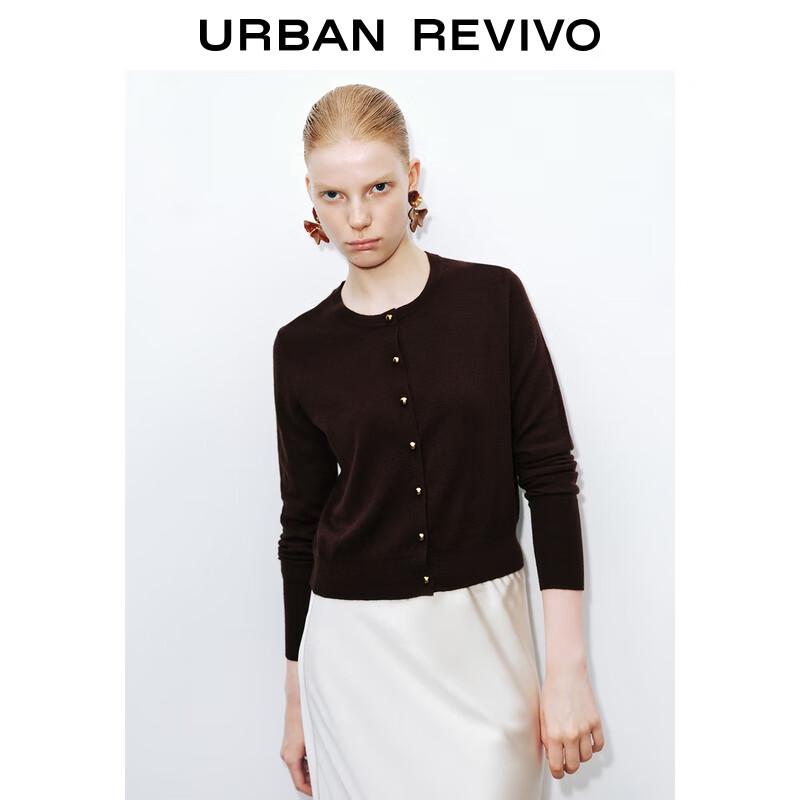 UR 2025 Autumn Women's Button-Knit Cardigan