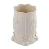 Pencil Holder Organizer Plastic Cosmetic Makeup Brush Desktop Pen Holder Stand Jewelry Storage Box White Pink Pen Pot Stationery