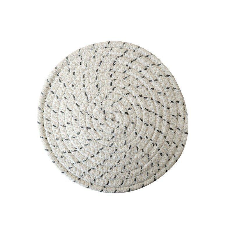 Minimalist Cotton Woven Coasters Coffee Table Decor Bohemian Cute Cup Coasters Heat-resistant Cup Coasters for Coffee Tea