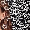 20pcs Pentagram Bb Hair Clip, Sweet And Cool Spicy Girl Bangs Clip, Star Hair Clip, Hair Accessory Side Edge Clip