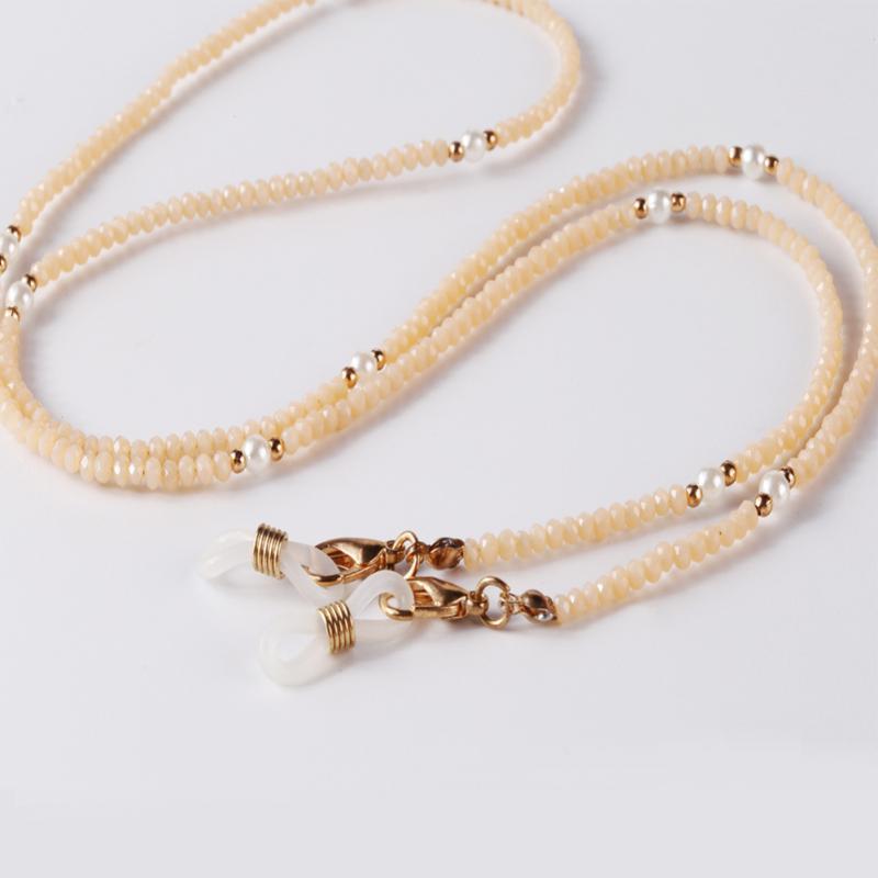 Böhmischer Stil Maskenkette Brillenhängeband Anti-Verlust-Band Bunte Halskette Brille Sonnenbrille Halskette für Damen