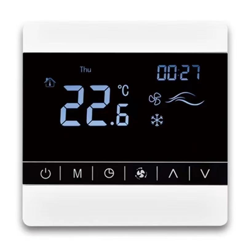 Pannello di Controllo Centrale Modbus RTU485 Termostato LCD per Fan Coil Aria Condizionata