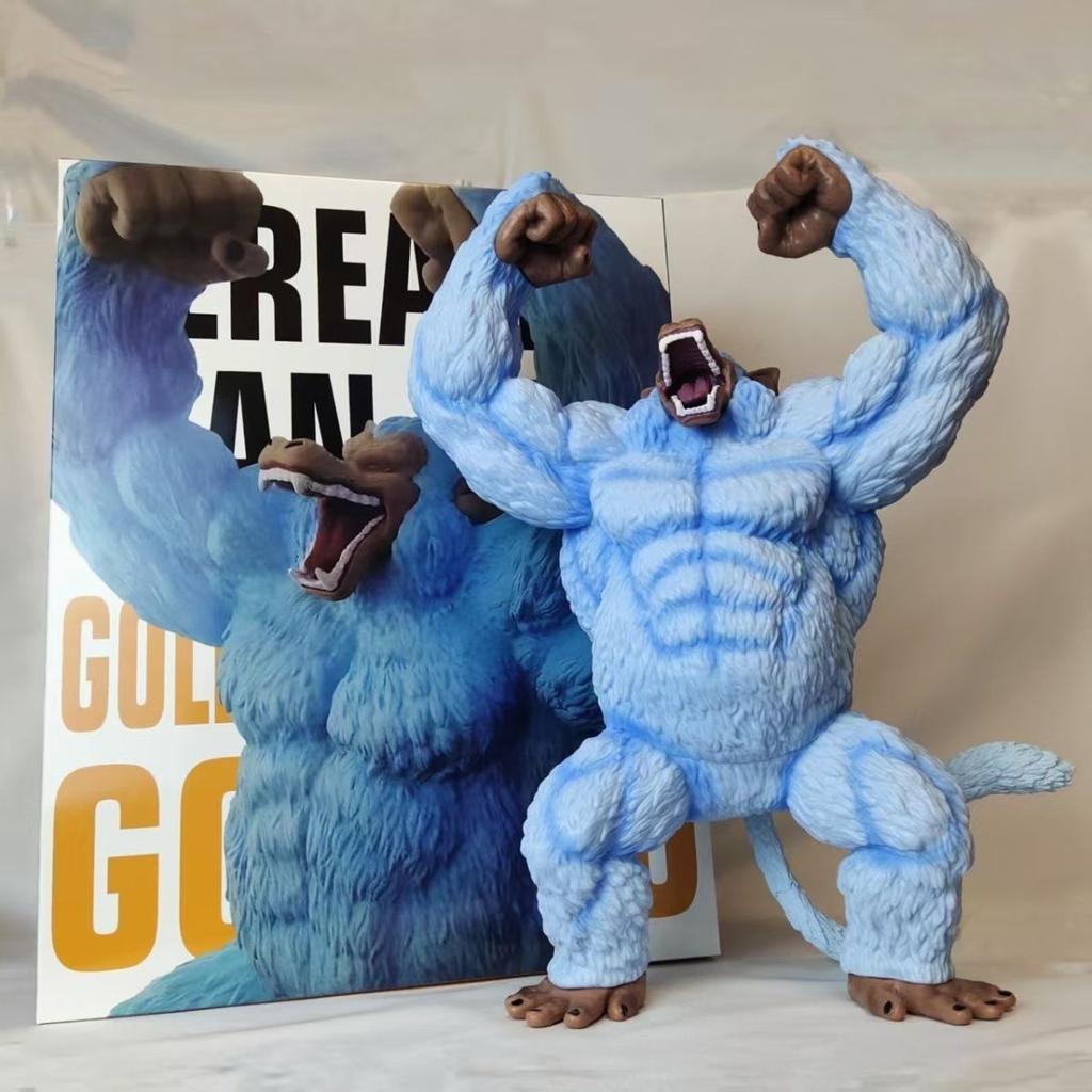 Anime Golden Ape King Kong Transformable Desktop Ornament Handmade Model Action Figure Collectible Toy Birthday Gift