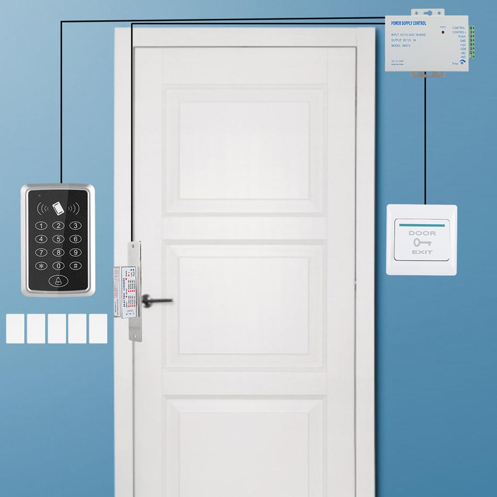 T13 Karte Passwort Türzutrittskontrollsystem mit 5 RFID-KartenID