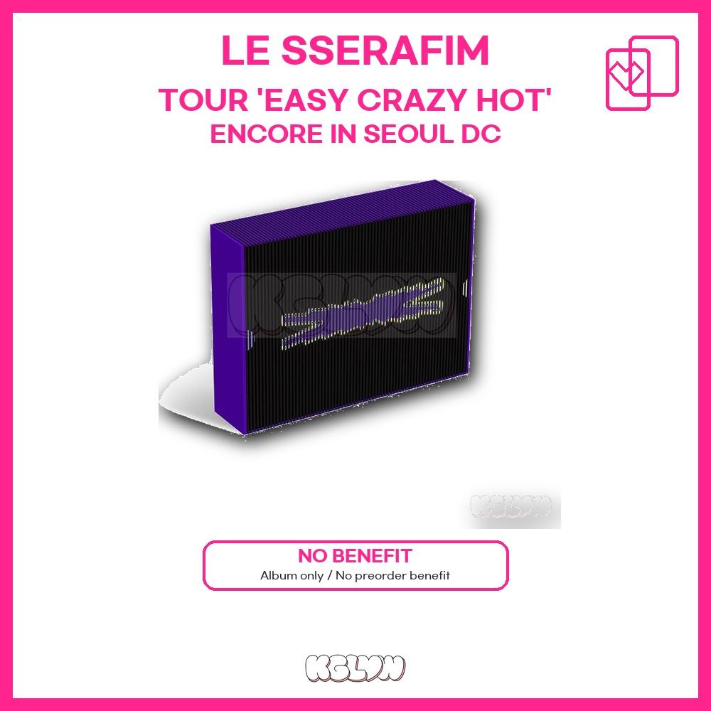 [Предзаказ] LE SSERAFIM ТУР  EASY CRAZY HOT  Encore В СЕУЛЕ DC Официальный K-POP Альбом CD No benefit