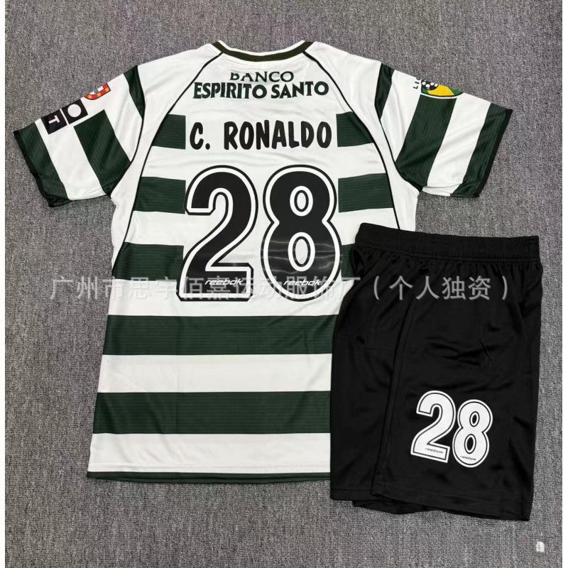 Vintage Jersey Set Santos No. 11 Neymar Commemorative Edition Emperor M Lisbon No. 28 Vintage Football