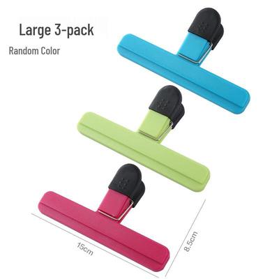 Kunststoff-Lebensmittelbeutel-Verschlussclips (3 Pack)