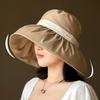 Hat Summer Female Sunscreen Visor UV Sun Hat Outdoor Female Vacation Bucket Hat
