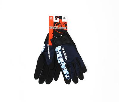 Xesta Jigging Gloves Size LL Black Navy Camo (1881)