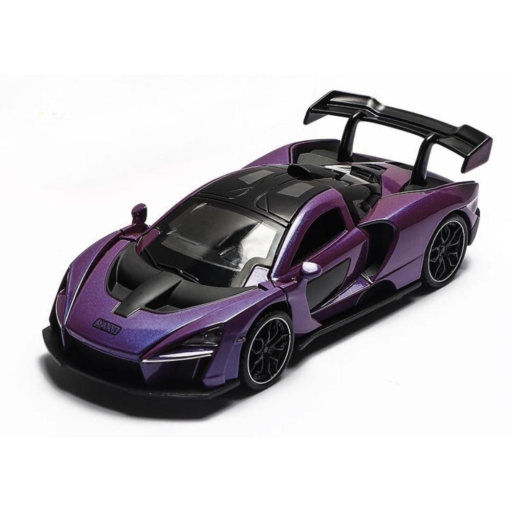 1/32 McLaren Senna Alloy Car Model Diecasts Metal Toy Vehicles Model Simulation Sound and Light Collection Kids Birthday Gifts