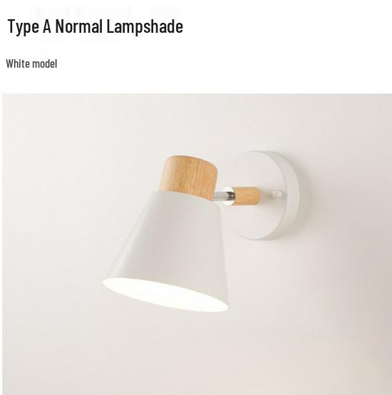 Nordic Creative Solid Wood Wall Lamp for Bedrooms, Hallways, and Children's Rooms