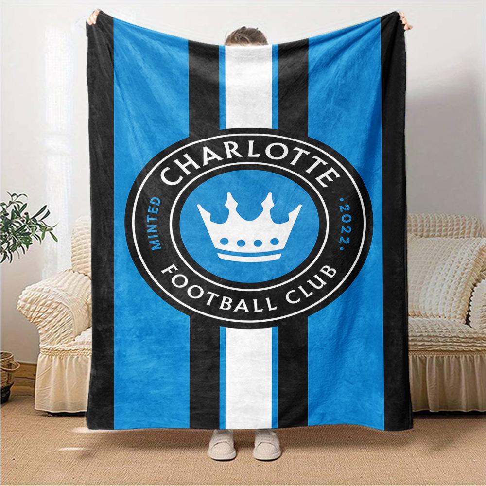 1pc Football Team (74) Blanket, Gift, for Men and Women, Soft Blanket, Good for Sofa Bed Couch Travel, Lightweight Flannel Blanket