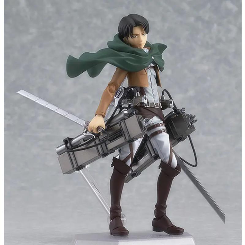 Attack Titan Figure Max Factory Mikasa Ackerman Eren Yeager Levi Action Toy Game Collection Doll PVC On Figma Poseable Articulated Scale Detailed