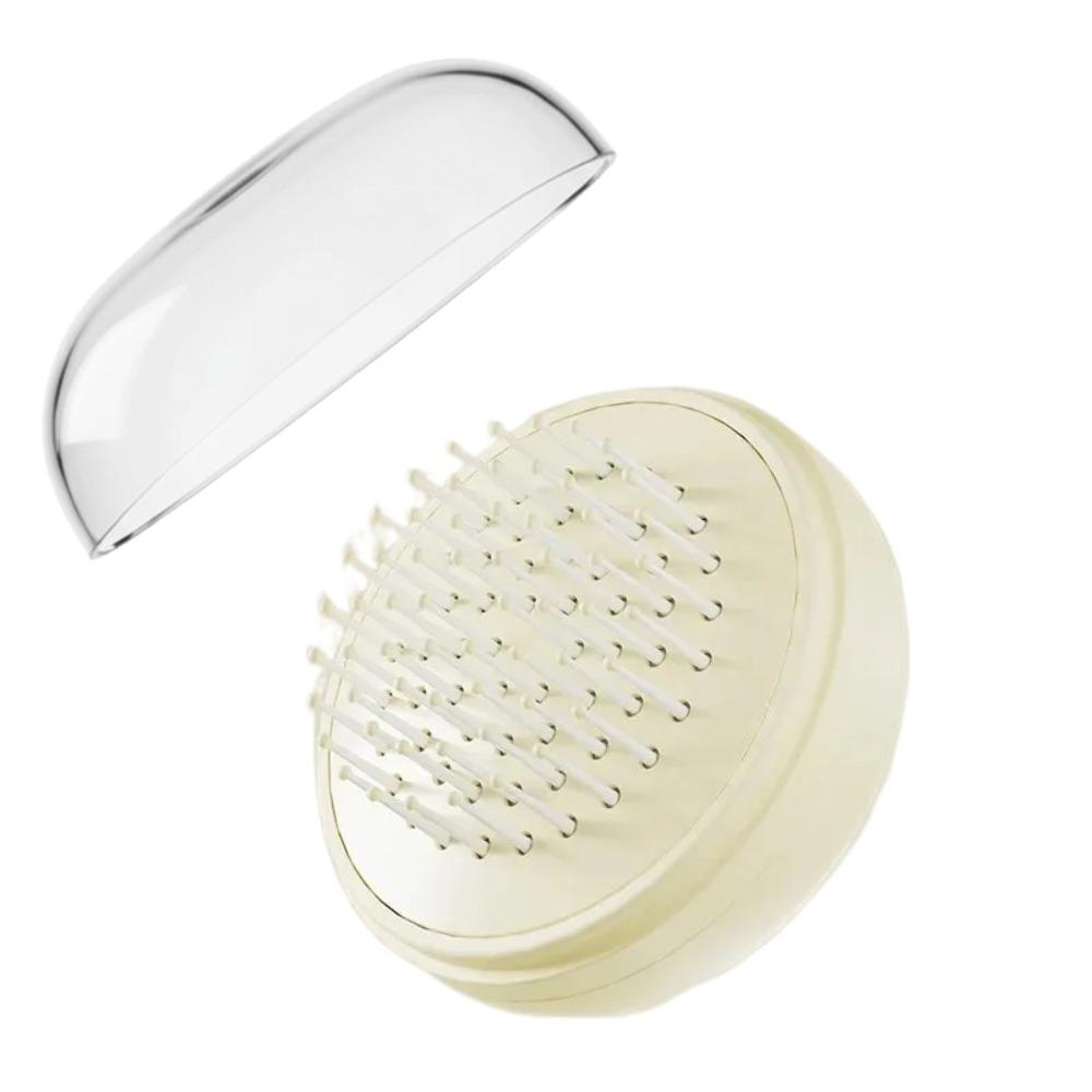 Anti-Static Air Cushion Massage Combs Portable Hair Comb  Wet Dry Detangling белый