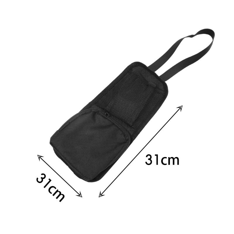 Car Seats Hanging Bag Multifunctional Car Seat Side Oxford Cloth Storage Hanging Bag with Fixed Hooks Universal Car Debris Bag