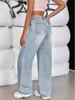 Women's Summer Wide-Leg Floor-Length Jeans - Trendy Loose Fit