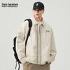 Mark Fairwhale Men's American Retro Minimalist Casual Lapel Workwear Jacket