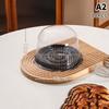 10Pcs Transparent Cake Box Set 4 6 8 10 Inch Reusable Round Birthday Wedding Bakery Container for Pastries and Sweets