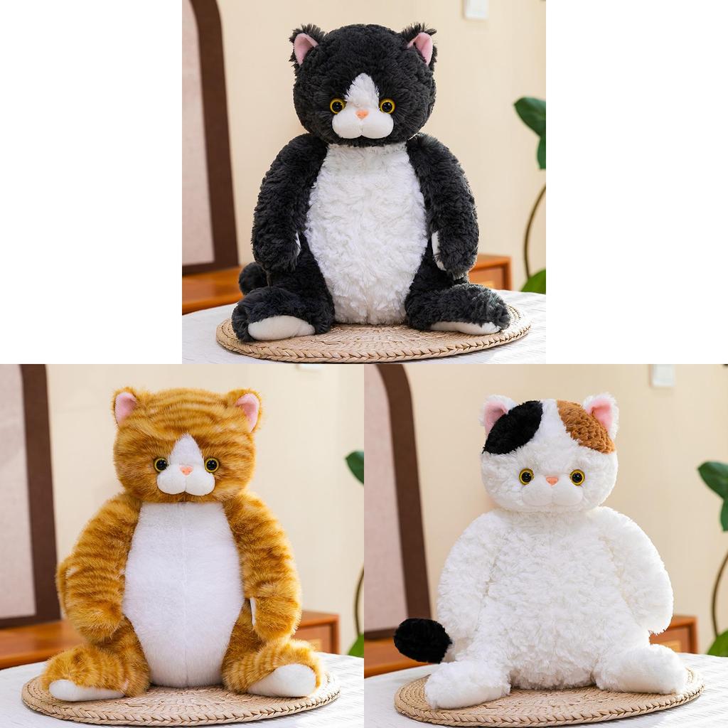 Plush Cat Toy Pillow With Pp Cotton Fill For Girls And Kids Comfort