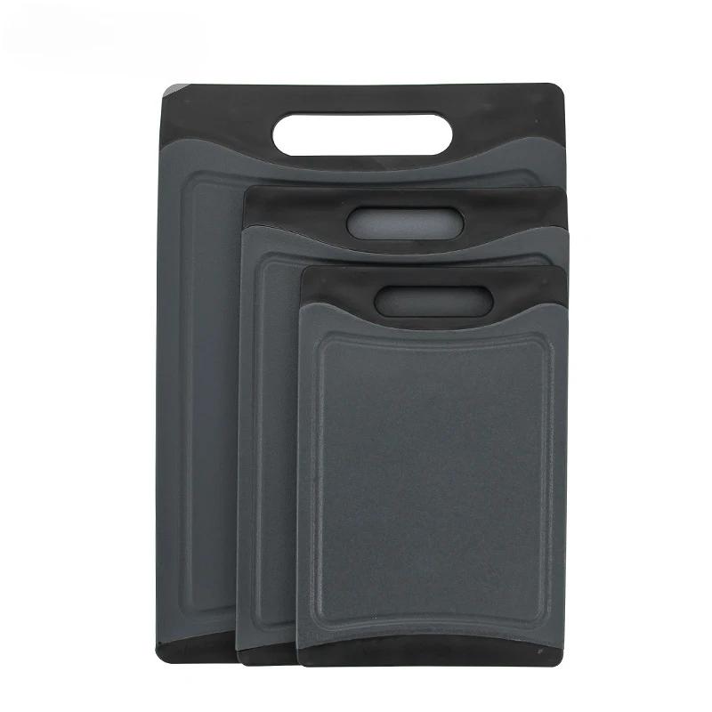 Kitchen Tools PP Pure Black Cutting Board for Household Kitchen Plastic Cutting Board for Cutting Fruit