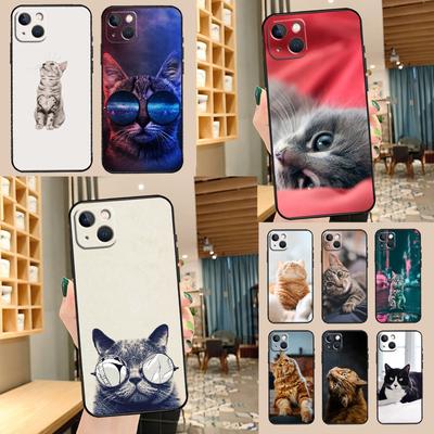 Applicable IPhone16 Mobile Phone Case New Couple Animal Cute Cat Mobile Phone Case Cat Phone Case