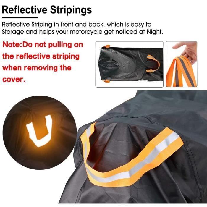 Motorcycle Cover - NEVERLAND - Size XL - 210D OXFORD Fabric - Waterproof - Durable