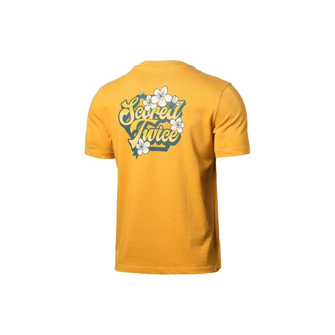 

Li Ning Футбольная серия Спортивная повседневная футболка с коротким рукавом Мужские футболки Желтый AHSR411-3 L