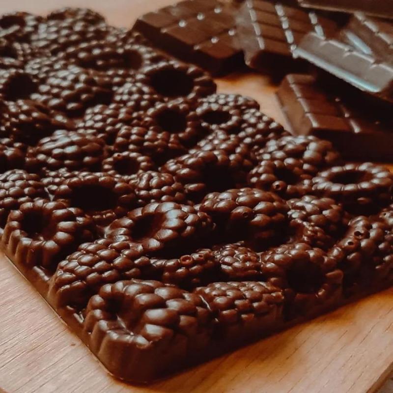 3D Raspberry Silicone Mold Fruit Pattern Fondant Chocolate Mousse Pudding Mould Party Baking Cake Decorating Tools Biscuit Mold