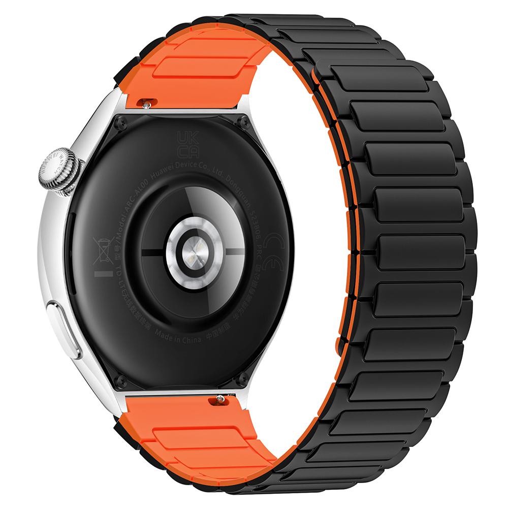 Silikon Uhrenarmband für Huawei Watch 4/4 Pro/GT 4 46mm Magnetisches Armband