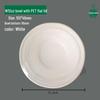 Disposable Bagasse Takeout Bowl with PET Lid