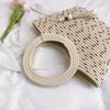 Grass Weaving Bag Summer Fashion Casual Straw Craft Large Capacity For Daily Use
