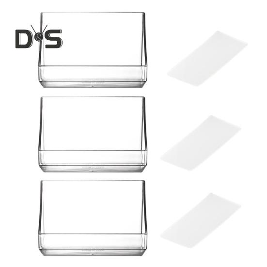 1/2/3Pcs Wall Mounted Storage Organizer Clear Storage Box Strong Load-bearing Easy To Install Bathroom Cabinet Shelves Organizer