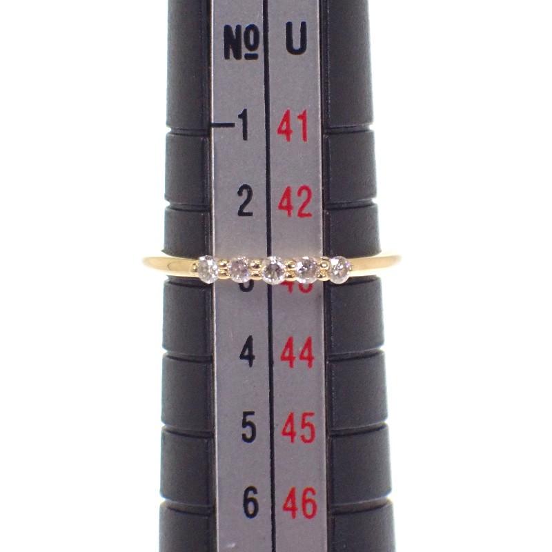 no brand  #3(JP Size) ring K18 Gold Women