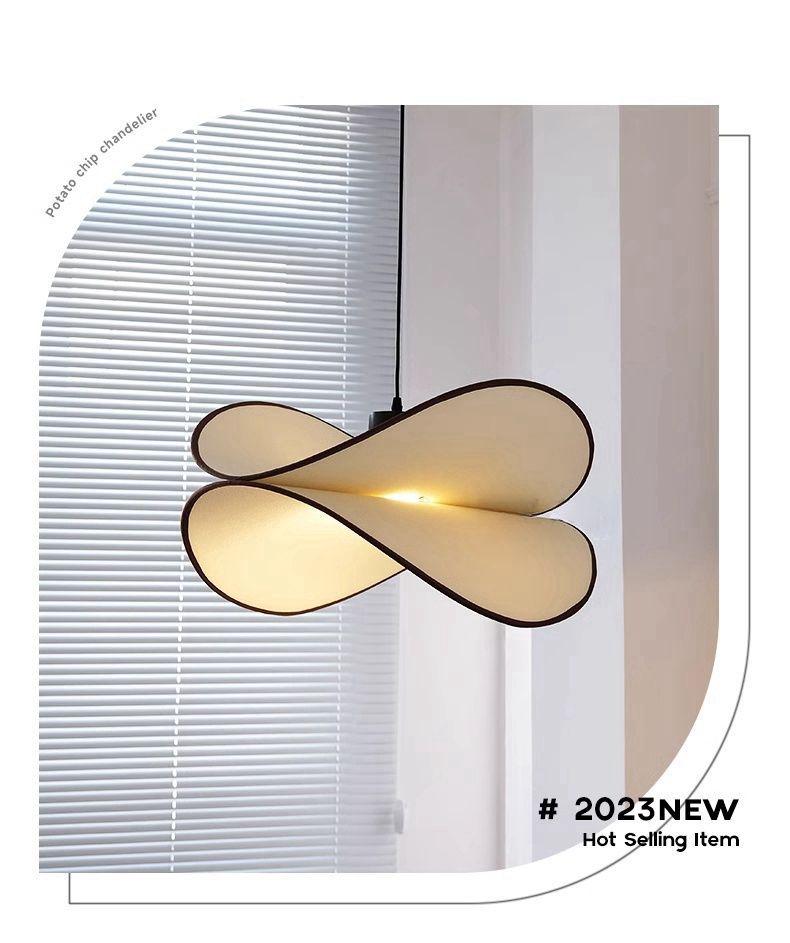 Mid-Century Wabi-Sabi Potato Chip Chandelier