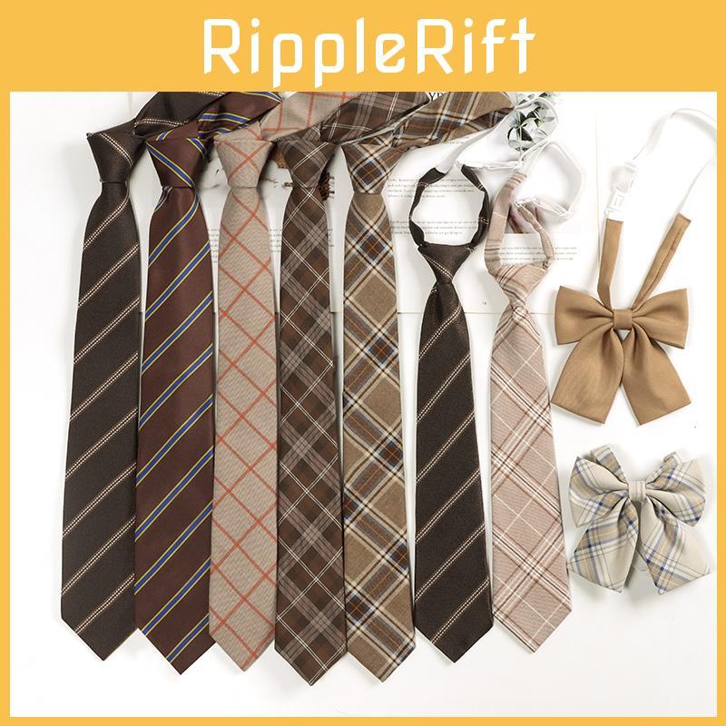 Childrens Checkered Pattern Necktie With Retro Plaid For Casual School Wear