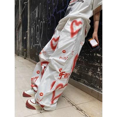 Summer Women Trashy Y2k Harajuku Parachute Pants Grunge Long Trousers Baggy Joggers Pantalones Hip-pop Sweat Pants Dark Academia
