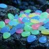 1.5cm Luminous Stones, Glow in The Dark Garden Pebbles, Outdoor Glowing Rocks, Decorative Glowing Pebbles for Pathway Patio Yard Aquarium Fish Tank
