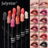12pcs Glitter Lipstick Set Diamond Shimmer Matte Lip Gloss Waterproof Non-Stick Cup Metallic Pearl Lipstick Halloween Goth Party Makeup Cosmetics