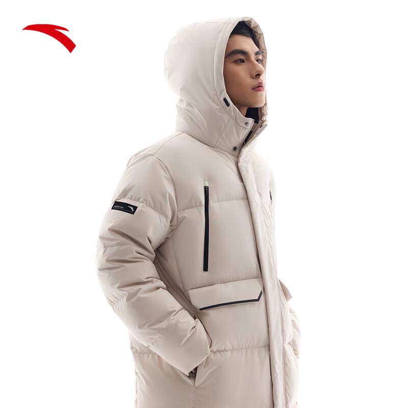 Anta Men's Mid-Length 4-Proof Three-Layer Warm Down Jacket