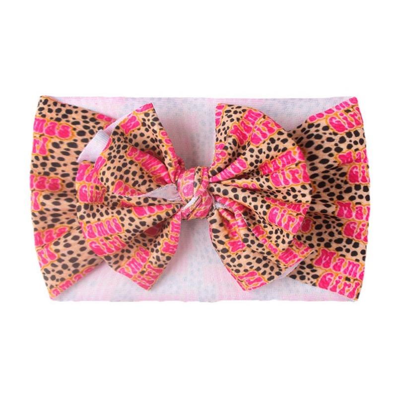 New Baby Hair Accessories, Children's DIY Fabric Headband, Baby Printed Bow Headband Headscarf