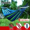 Portable Outdoor Hammock Kids Adults Durable Canvas Fabric With Anti-Roll Design Camping Hiking Garden Relaxation