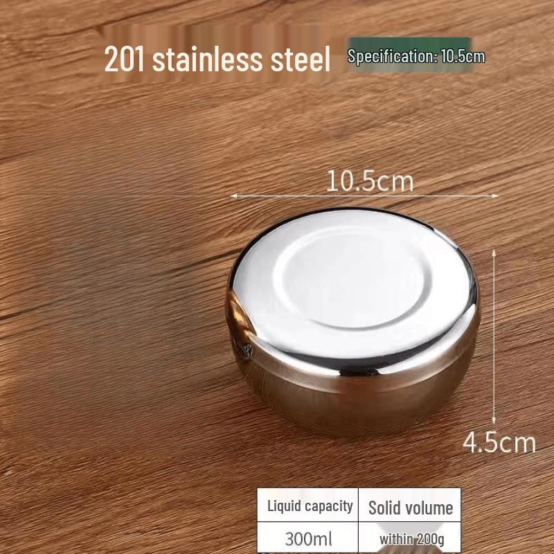 Stainless Steel Food Storage Bowl with Lid