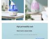 3L Silent Desktop Humidifier with Aromatherapy for Bedroom and Office Use