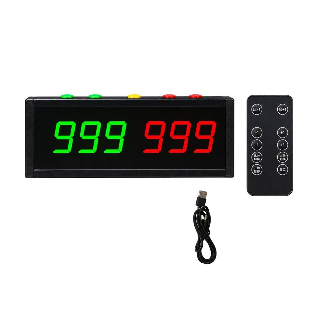 Electronic LED Scoreboard Digital with TwoColor Numerical Display EasytoRead Athletic