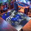 Chelsea FC Team Teppich für Wohnzimmer Schlafzimmer Zuhause Sofa Dekoration, Kinder Spiel rutschfeste Bodenmatte