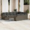 VidaXL Garden Lounge Set with Cushions 11 Pcs, Patio Sofas, Patio Furniture Set, Outdoor Furniture, Grey 3254269