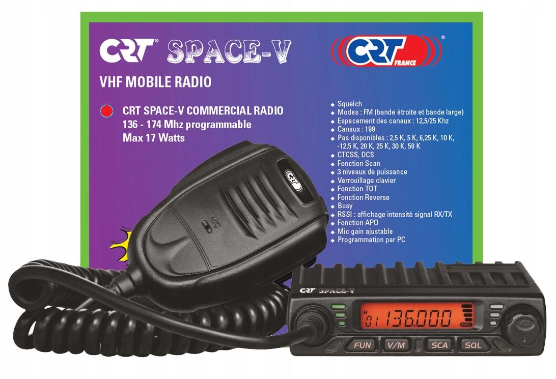 CRT Space COM V VHF Radio